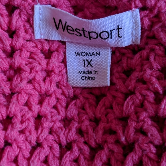 Coral Open Knit Sweater - Picture 5 of 5